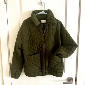 Anthropologie If By Sea Quilted Jacket